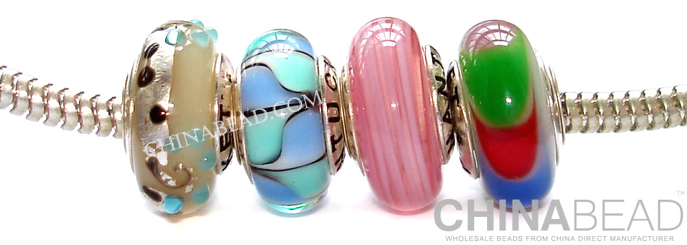 Custom Design Glass Beads for Charms