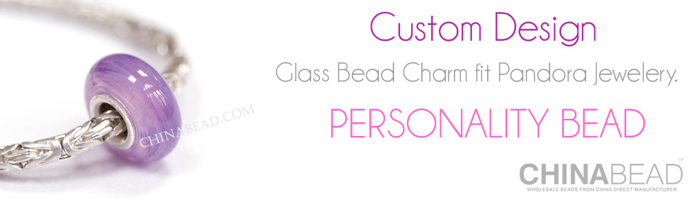 Custom Personality Glass Bead Charms