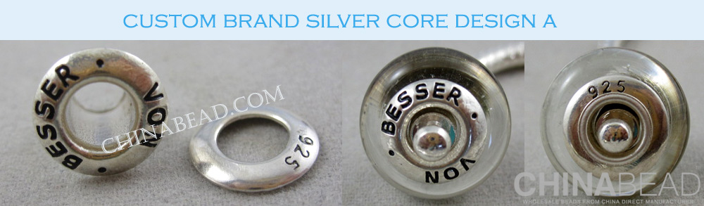 custom brans silver core stamp design a