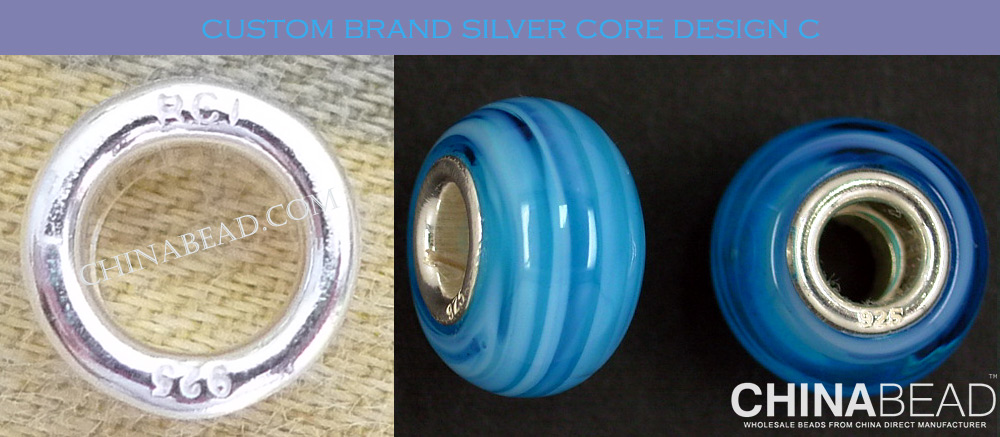 custom brans silver core stamp design c