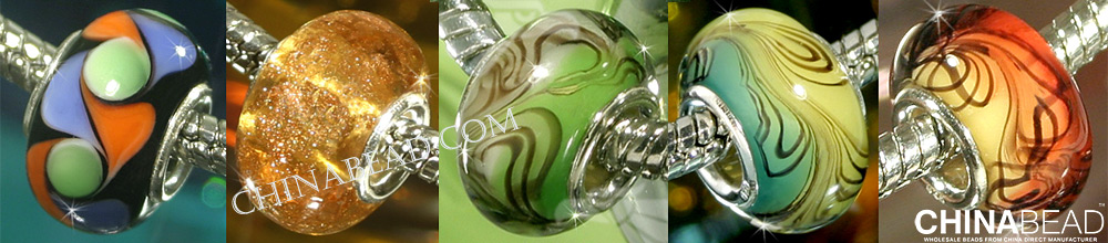 Silver Core Glass Bead Designs