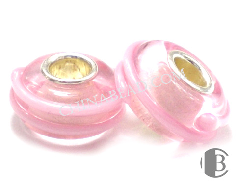 925 silver pipe and new design murano glass bead
