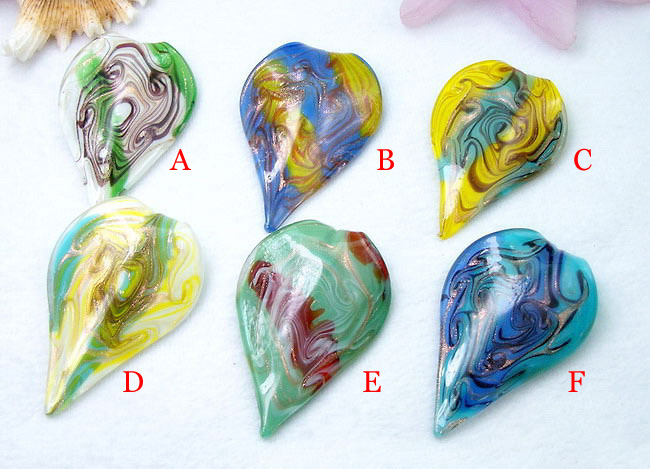 specialty focal solid murano glass pendants