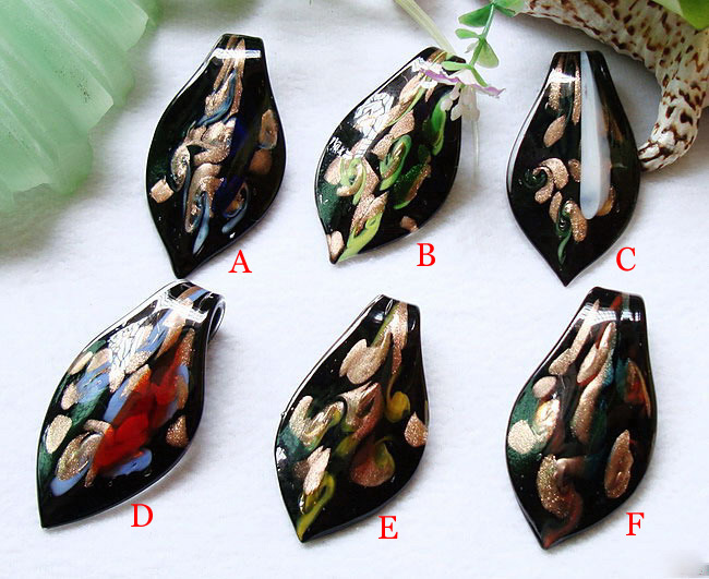 specialty focal solid murano glass pendants